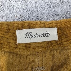 Madewell Y2K Pants Golden Brown Corduroy Slim Emmett